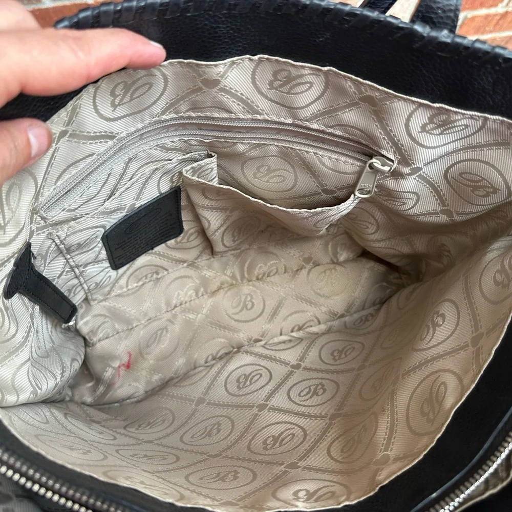 Brighton Gabriella Medallion Leather Tote in Black - Picture 10 of 16